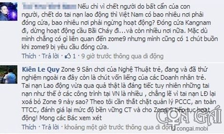 Phản ứng của dân mạng với thông tin Zone 9 đóng cửa