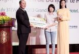 Hoa hậu Ngọc Hân trở thành Đại sứ thiện chí của chương trình Cầu nối yêu thương
